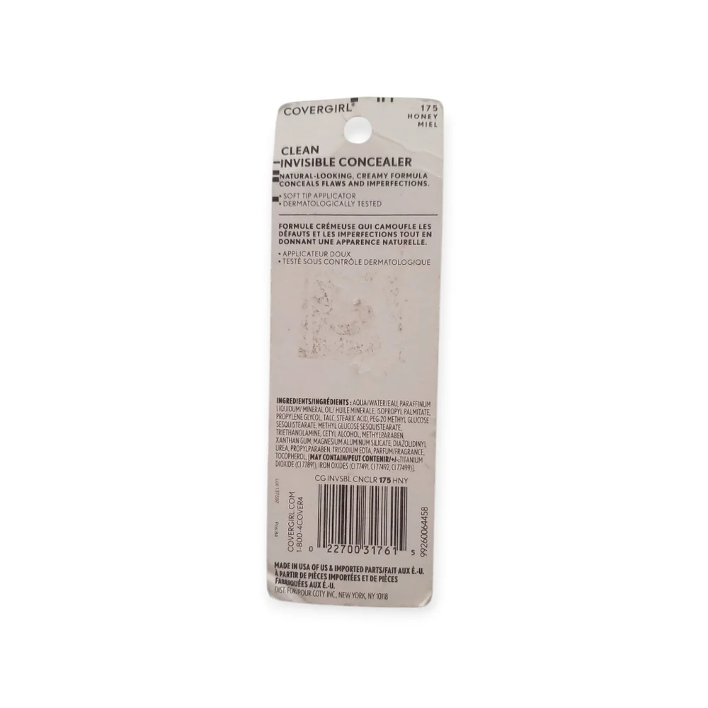Covergirl Clean Invisible Concealer 175 Honey Miel